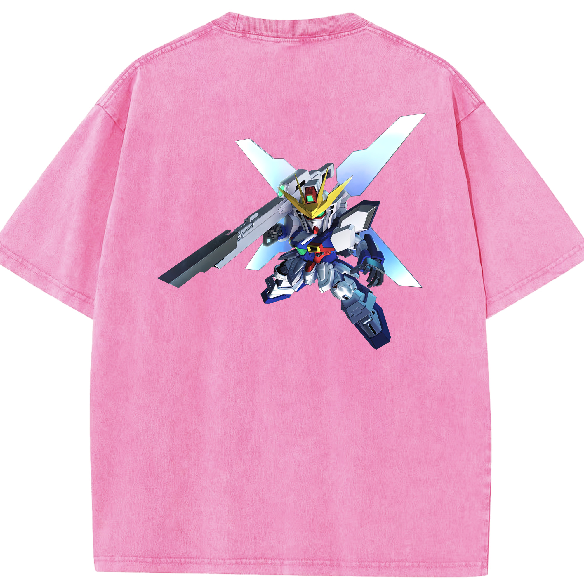 （画像用） 機動戦士ガンダム Mobile Suit Gundam 綿100% ヴィンテージ風 半袖Tシャツ（背面プリント）